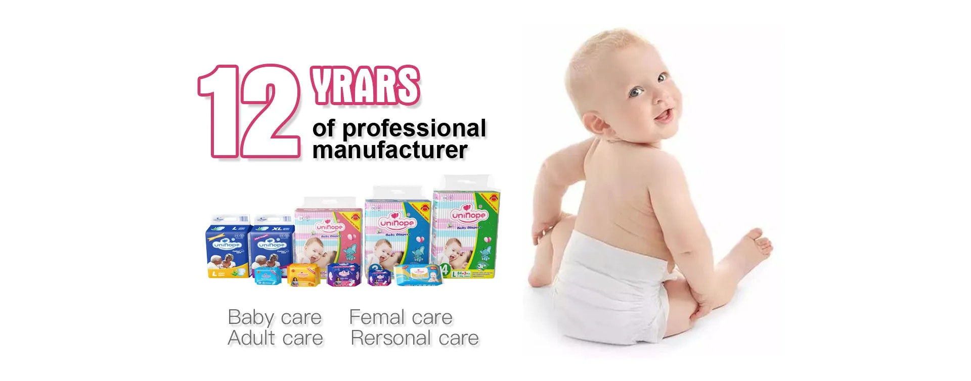 qualidade Tecido descartável do bebê fábrica