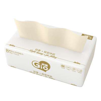 quality Limpeza facial 390pcs Gio Flushable Soft Baby Bamboo Tissue 3ply Disposable Mouth and Hand Tissue factory